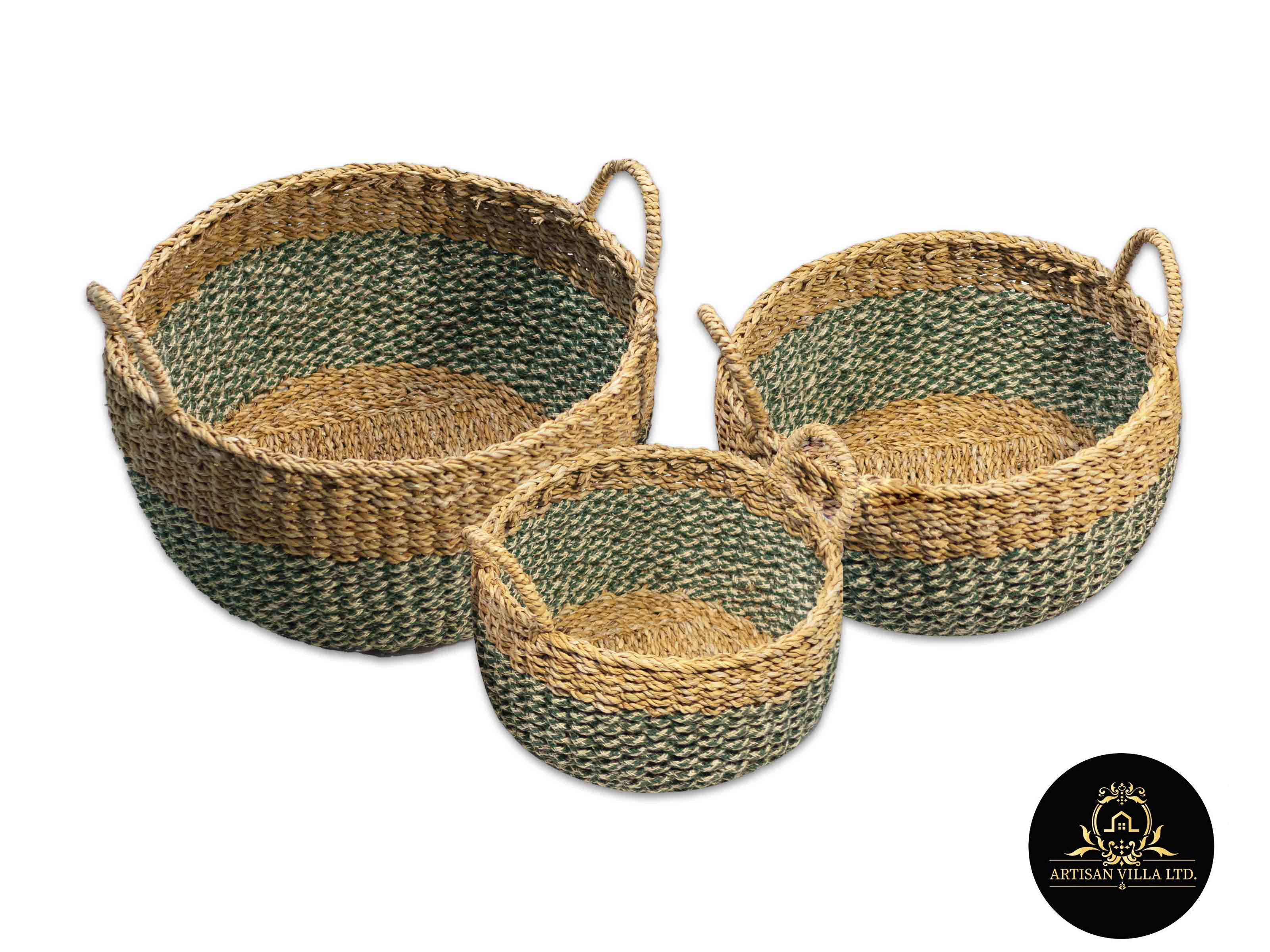 Seagrass and Jute Basket